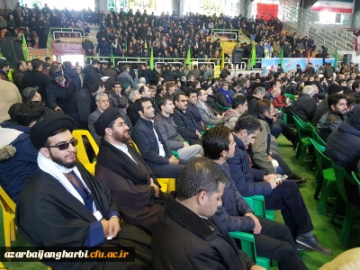 حضور اساتید و کارکنان مرکز امام خمینی(ره) سلماس در مراسم گرامیداشت نهم دی ماه