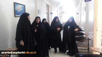 بازدید دکتر پایز سرپرست پردیس علامه طباطبایی ارومیه از حوزه امتحانات مرکز آموزش عالی شهید مطهری خوی