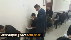 بازدید سرپرست مدیریت امور پردیس های استان آذربایجان غربی از برگزاری امتحانات پایان ترم پردیس شهید رجایی ارومیه 3