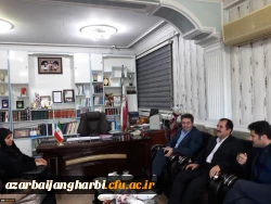 دیدار دکتر محمودلو سرپرست امور پردیس های استان آذربایجان غربی و دکتر پایز سرپرست پردیس علامه طباطبایی ارومیه با 

فرماندار محترم و نماینده محترم مردم شریف نقده در مجلس شورای اسلامی