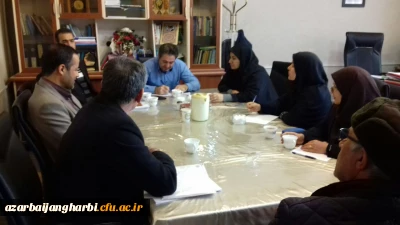 جلسه هماهنگی مدیریت امور پردیس های دانشگاه فرهنگیان استان آذربایجان غربی با معاونین آموزشی و مدیران گروه های آموزشی پردیس های استان