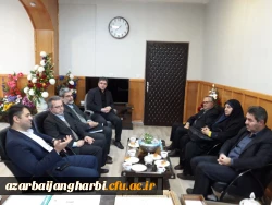 دیدار مدیران عالی دانشگاه فرهنگیان  و اداره کل نوسازی، توسعه و تجهیز مدارس استان آذربایجان غربی