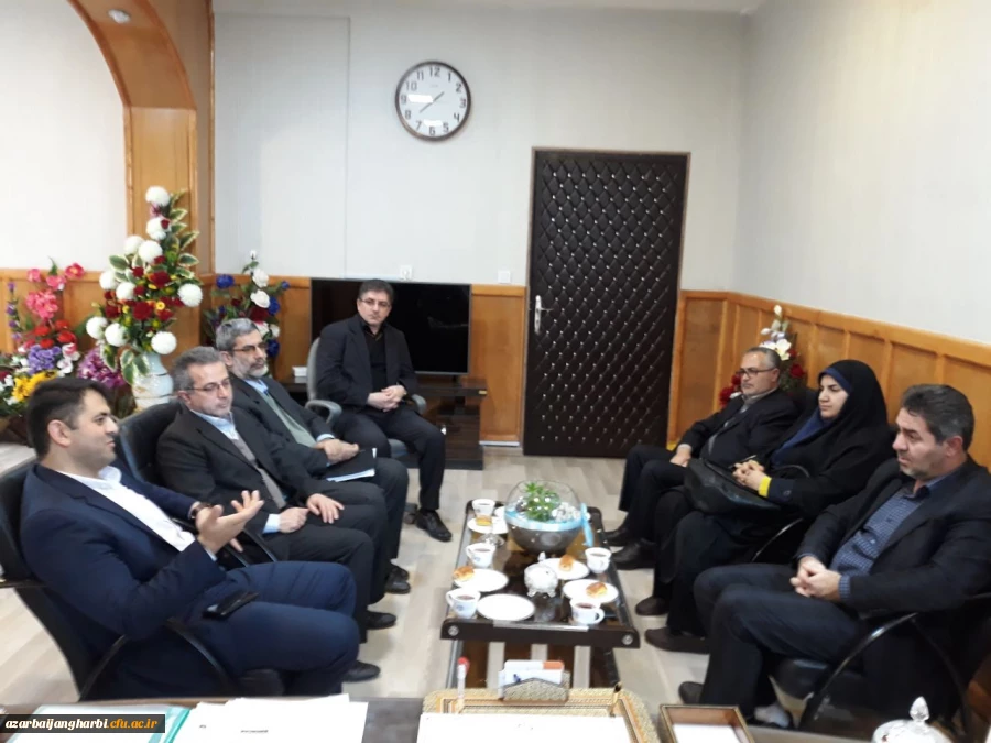 دیدار مدیران عالی دانشگاه فرهنگیان  و اداره کل نوسازی، توسعه و تجهیز مدارس استان آذربایجان غربی