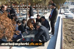 با حضور مسئولان،اساتید و کارکنان دانشگاه فرهنگیان استان آذربایجان غربی

آئین غبارروبی و عطرافشانی قبور مطهر شهدای ارومیه برگزار شد
 2