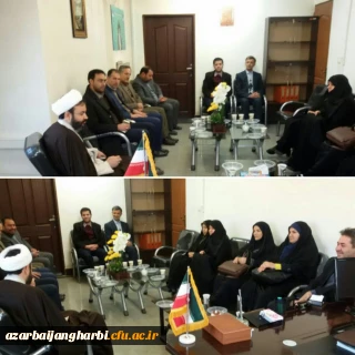 مدیر امور پردیس های استانی ، سرپرست پردیس علامه طباطبایی ،معاونین آموزشی پردیس و جمعی از اساتید و کارکنان با آقای دکتر بیگی مسئول نهاد رهبری دانشگاه پیام نور استان دیدار و گفتگو کردند