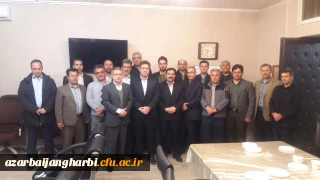 به مناسبت حلول سال جدید

دیدار کارکنان و اساتید با سرپرست دانشگاه فرهنگیان استان آذربایجان غربی