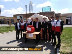 برپایی پایگاه جمع آوری کمک های نقدی و غیرنقدی دانشجویان پردیس شهید رجایی برای هموطنان استان های سیل زده