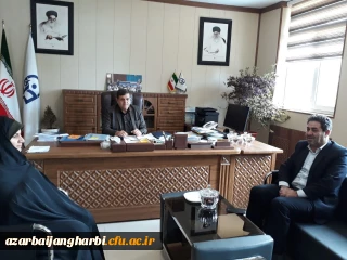 دیدار مدیریت امور پردیس های استان آذربایجان غربی با ریاست محترم دانشگاه فرهنگیان جناب آقای دکتر خنیفر