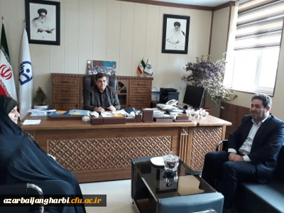 دیدار مدیریت امور پردیس های استان آذربایجان غربی با ریاست محترم دانشگاه فرهنگیان جناب آقای دکتر خنیفر