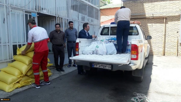 ارسال کمک های غیر نقدی کارکنان، اساتید و دانشجو معلمان پردیس علامه طباطبایی آذربایجان غربی به مناطق سیل زده کشور 5