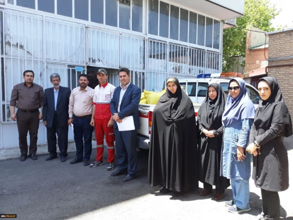 ارسال کمک های غیر نقدی کارکنان، اساتید و دانشجو معلمان پردیس علامه طباطبایی آذربایجان غربی به مناطق سیل زده کشور