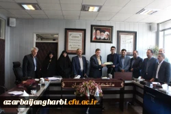 تجلیل از دانشجو معلم پردیس شهید رجایی آذربایجان غربی توسط آقای دکتر خنیفر ریاست محترم دانشگاه فرهنگیان