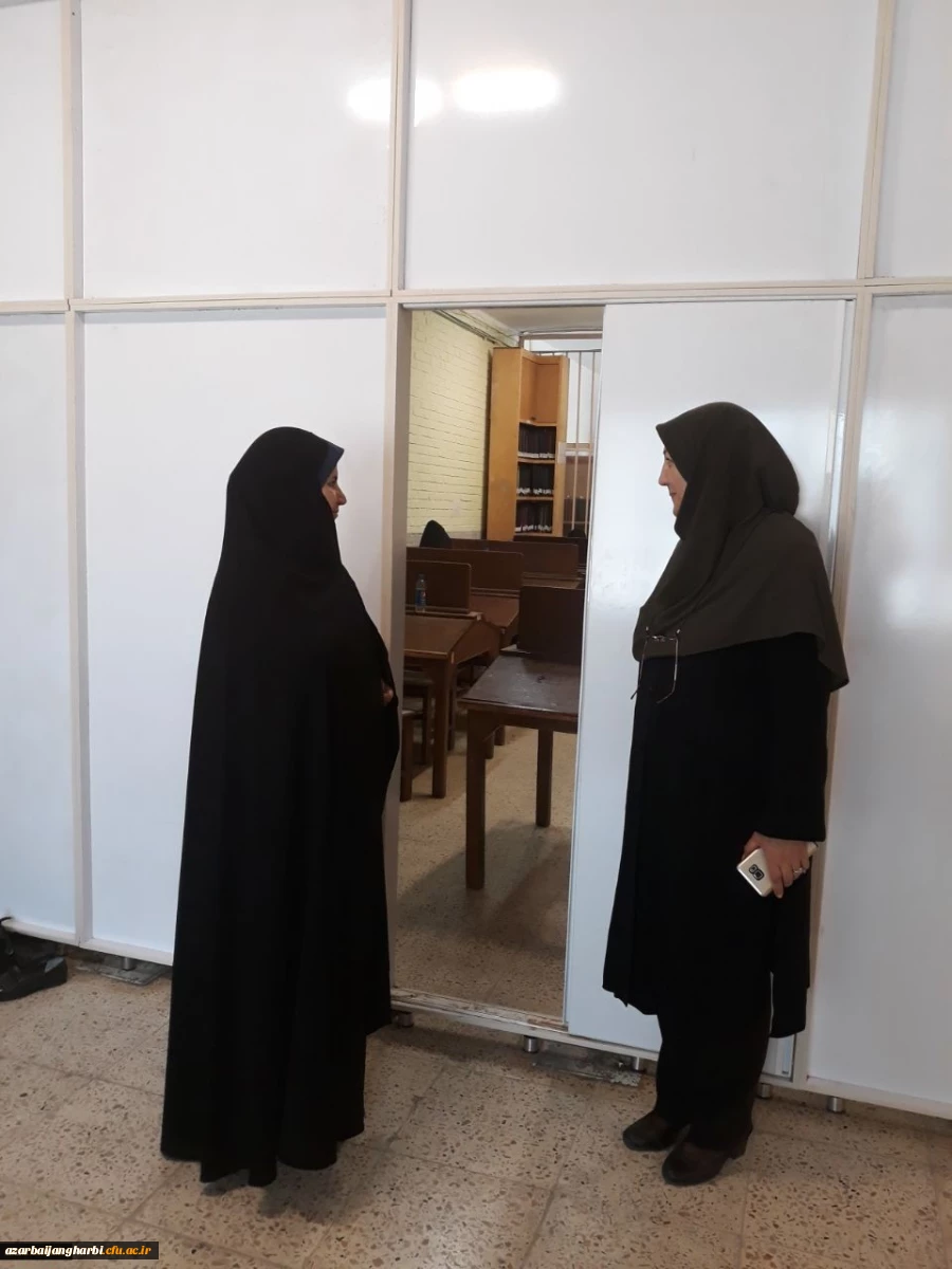 جهت بهره مندی دانشجومعلمان در ایام امتحانات

افتتاح قرائت خانه پردیس علامه طباطبایی آذربایجان غربی
 2