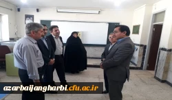 بازدید مدیر امور پردیس های استان آذربایجان غربی و معاونین پشتیبانی و برنامه ریزی آموزش و پرورش استان از روند مصاحبه تخصصی معرفی شدگان شرایط خاص
