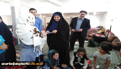 بازدید آقای دکتر محمودلو مدیر امور پردیسهای استان و خانم دکتر پایز سرپرست پردیس علامه طباطبایی آذربایجان غربی  از اردوهای جهادی حوزه بسیج دانشجویی