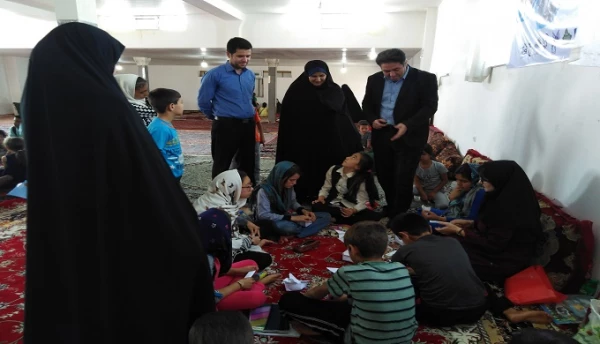 بازدید آقای دکتر محمودلو مدیر امور پردیسهای استان و خانم دکتر پایز سرپرست پردیس علامه طباطبایی آذربایجان غربی  از اردوهای جهادی حوزه بسیج دانشجویی 7