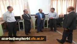 جناب آقای مهندس رضایی سرپرست مرکز هوشمند سازی دانشگاه فرهنگیان کشور و هیات همراه از پردیس ها و مراکز استان بازدید کردند 4
