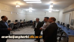 جناب آقای مهندس رضایی سرپرست مرکز هوشمند سازی دانشگاه فرهنگیان کشور و هیات همراه از پردیس ها و مراکز استان بازدید کردند 5