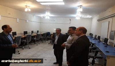 جناب آقای مهندس رضایی سرپرست مرکز هوشمند سازی دانشگاه فرهنگیان کشور و هیات همراه از پردیس ها و مراکز استان بازدید کردند