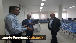 جناب آقای مهندس رضایی سرپرست مرکز هوشمند سازی دانشگاه فرهنگیان کشور و هیات همراه از پردیس ها و مراکز استان بازدید کردند 7