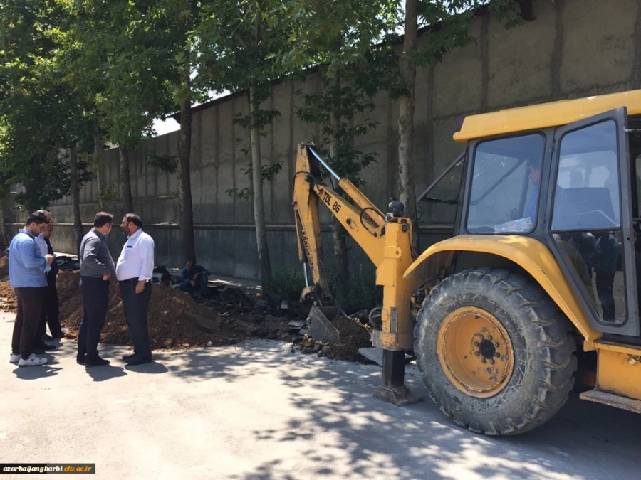 در آستانه گرامیداشت هفته دولت و پیگیری مجدانه ریاست محترم دانشگاه فرهنگیان استان آذربایجان غربی و سرپرست محترم پردیس علامه طباطبایی ارومیه معضل چندین ساله آب شرب پردیس علامه طباطبایی برطرف گردید 3