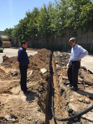 در آستانه گرامیداشت هفته دولت و پیگیری مجدانه ریاست محترم دانشگاه فرهنگیان استان آذربایجان غربی و سرپرست محترم پردیس علامه طباطبایی ارومیه معضل چندین ساله آب شرب پردیس علامه طباطبایی برطرف گردید 5