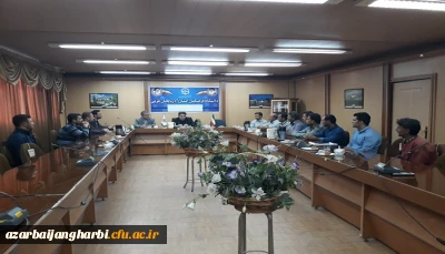 جلسه هماهنگی و رسیدگی به مشکلات نیروهای شرکتی در پردیس های دانشگاه فرهنگیان استان آذربایجان غربی برگزار گردید