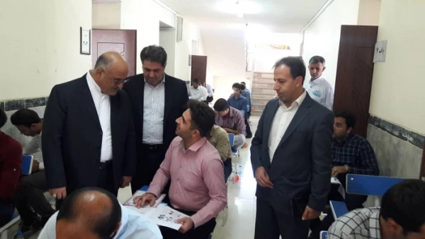 آزمون مهارت آموزان ماده 28(اصلح ) روز جمعه مورخه 1/6/98 در دانشگاه فرهنگیان استان آذربایجان غربی در دو حوزه پردیس شهیدرجایی و علامه طباطبایی با حضور بیش از  800نفر برگزار گردید