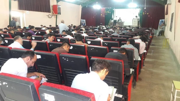 آزمون مهارت آموزان ماده 28(اصلح ) روز جمعه مورخه 1/6/98 در دانشگاه فرهنگیان استان آذربایجان غربی در دو حوزه پردیس شهیدرجایی و علامه طباطبایی با حضور بیش از  800نفر برگزار گردید 7