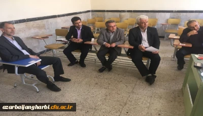 بازدید رئیس اداره ارزیابی عملکرد و پاسخگویی به شکایات اداره کل آموزش و پرورش استان آذربایجان غربی از جریان مصاحبه معرفی شدگان آزمون سراسری