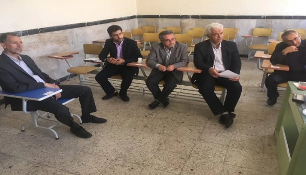 بازدید رئیس اداره ارزیابی عملکرد و پاسخگویی به شکایات اداره کل آموزش و پرورش استان آذربایجان غربی از جریان مصاحبه معرفی شدگان آزمون سراسری 2