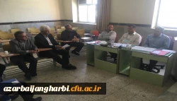 بازدید رئیس اداره ارزیابی عملکرد و پاسخگویی به شکایات اداره کل آموزش و پرورش استان آذربایجان غربی از جریان مصاحبه معرفی شدگان آزمون سراسری