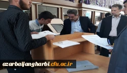 بازدید دکتر علی محمودلو رئیس دانشگاه فرهنگیان استان آذربایجان غربی از مراحل ثبت نام دانشجو معلمان جدیدالورود پردیس شهید رجایی 6