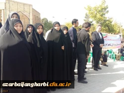 شرکت پرشور کارکنان پردیسهای دانشگاه فرهنگیان استان در مراسم تجدید میثاق با آرمان های والای شهدا و امام راحل با عنوان «میهمانی لاله ها» 5