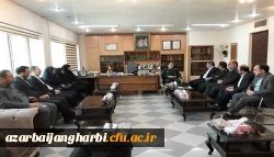 سردار حبیب شهسواری فرمانده سپاه شهدای استان آذربایجان غربی در دیدار با مدیران دانشگاه فرهنگیان آذربایجان غربی  :      تربیت و آموزش کار الهی است 