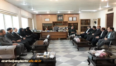 سردار حبیب شهسواری فرمانده سپاه شهدای استان آذربایجان غربی در دیدار با مدیران دانشگاه فرهنگیان آذربایجان غربی:  

تربیت و آموزش کار الهی است 