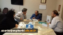 دکتر علی محمودلو سرپرست دانشگاه فرهنگیان استان آذربایجان غربی با  دکتر عقلمند پژوهشگر و محقق تاریخ معاصر آذربایجان  دیدار و گفتگو کرد 2