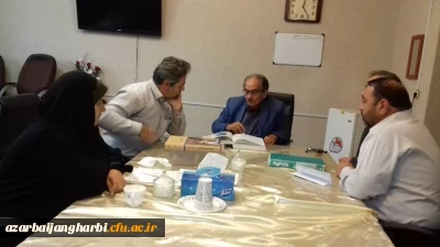 دکتر علی محمودلو سرپرست دانشگاه فرهنگیان استان آذربایجان غربی با  دکتر عقلمند پژوهشگر و محقق تاریخ معاصر آذربایجان  دیدار و گفتگو کرد