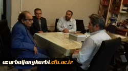 دکتر علی محمودلو سرپرست دانشگاه فرهنگیان استان آذربایجان غربی با  دکتر عقلمند پژوهشگر و محقق تاریخ معاصر آذربایجان  دیدار و گفتگو کرد 