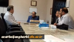 دکتر علی محمودلو سرپرست دانشگاه فرهنگیان استان آذربایجان غربی با  دکتر عقلمند پژوهشگر و محقق تاریخ معاصر آذربایجان  دیدار و گفتگو کرد 4