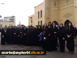 حضور پر شکوه دانشجومعلمان پردیس علامه طباطبایی آذربایجان غربی در نماز جمعه ارومیه 