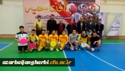 افتخار افرینی تیمهای ورزشی پردیس شهید رجایی آذربایجان غربی دومین دوره جشنواره مسابقات فرهنگی ورزشی بسیج استان 