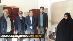 آقای دکتر عسکری مشاور ریاست محترم دانشگاه و آقای دکتر احمدی معاون اداره کل نظارت وارزیابی دانشگاه فرهنگیان کشور با حضور در پردیس های شهید رجایی و علامه طباطبایی خواهران از مراکز مصاحبه مهارت آموزان ماده 28 بازدید بعمل آوردند 3