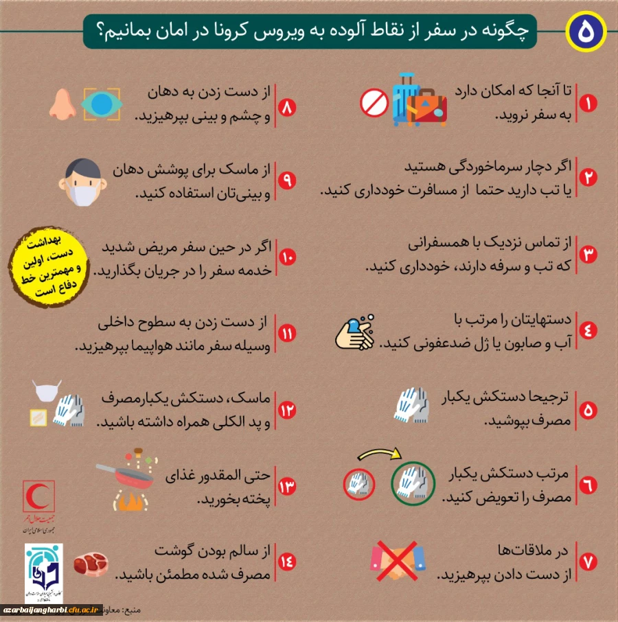 روش های پیشگیری از بیماری کرونا 5