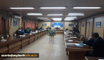 جلسه برنامه ریزی آموزشهای غیرحضوری در دانشگاه فرهنگیان استان آذربایجان غربی با حضور شورای آموزشی و مدیران گروههای آموزشی از پردیس ها و مراکز در پردیس شهید رجایی ارومیه برگزار شد