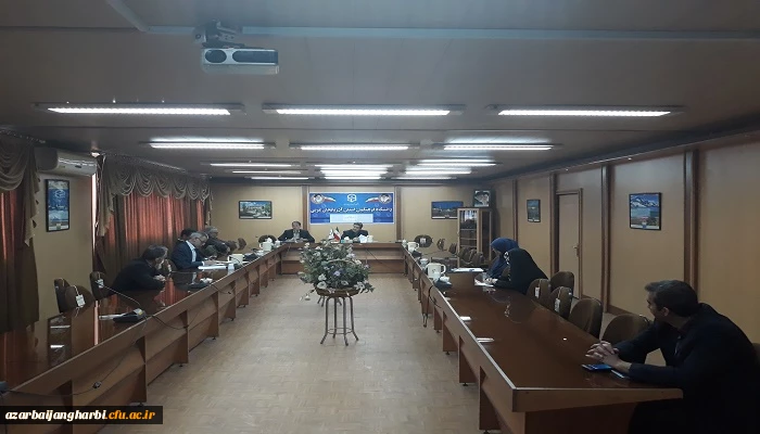 جلسه هماهنگی برنامه ریزی مهارت آموزان ماده 28 دانشگاه فرهنگیان آذربایجان غربی برگزار گردید  