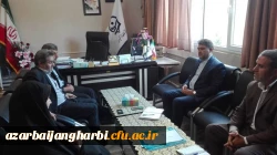 دکتر عادل نجف زاده منتخب مردم خوی و چایپاره در مجلس یازدهم با حضور در دانشگاه فرهنگیان آذربایجان غربی با دکتر محمودلو مدیر امورپردیس های استان دیدار و گفتگو کرد 3