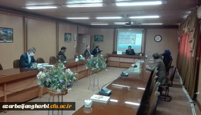 جلسه هماهنگی برنامه های دهه ی سرآمدی آموزش در دانشگاه فرهنگیان  استان آذربایجان غربی  برگزار شد
