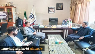 آقای حسن همتی  منتخب مردم شاهین د ژ  و تکاب در مجلس یازدهم با حضور در دانشگاه فرهنگیان آذربایجان غربی با دکتر محمودلو مدیر امورپردیس های استان دیدار و گفتگو کرد