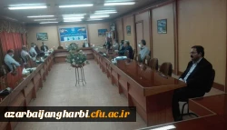 آئین همبستگی حمایت از جنبش نفس و محکومیت سیاست های نژاد پرستانه و ناعادلانه دولت آمریکا توسط اساتید بسیجی دانشگاه فرهنگیان استان آذربایجان غربی با حضور اساتید برگزار شد 